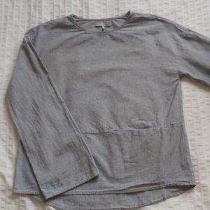 Blue/white striped shirt